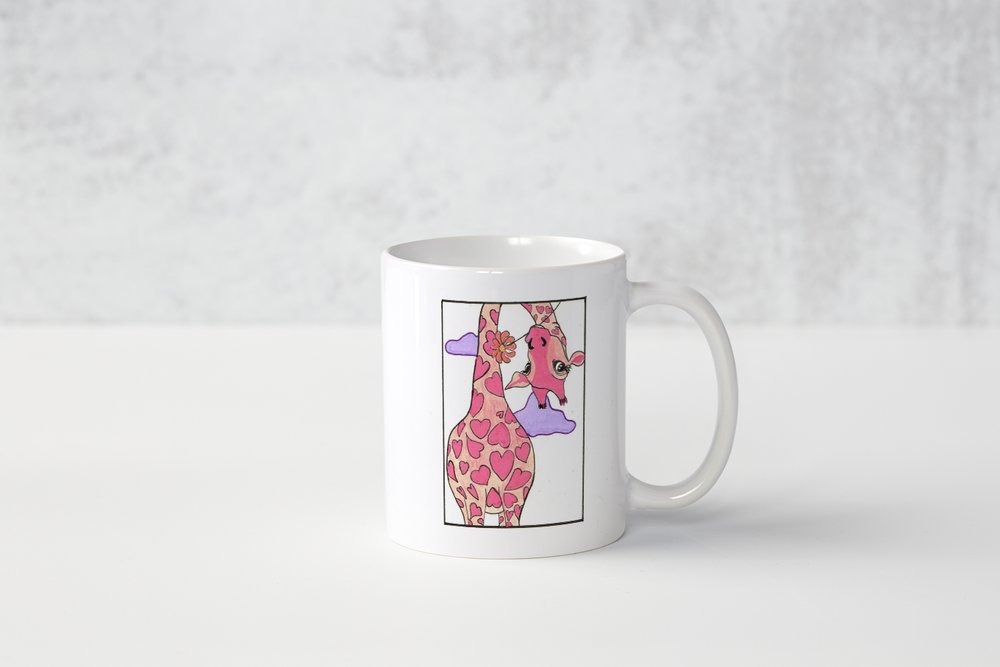 Hearty Giraffe Mug