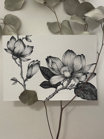 (PRE ORDER) Magnolia: Black and White Print